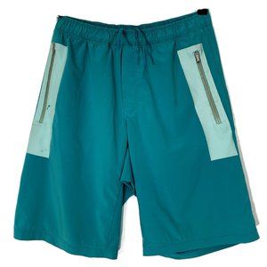 Lululemon Mens Shorts M Blue Zip Pockets 11"